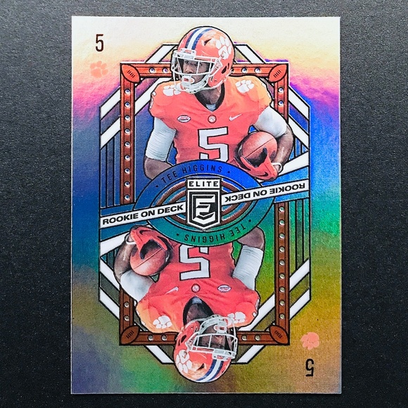 Tee Higgins RC - 2020 Elite Rookie on Deck #8 - Picture 1 of 2